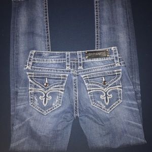 RockRevival Noelle distressed skinny jeans size 29